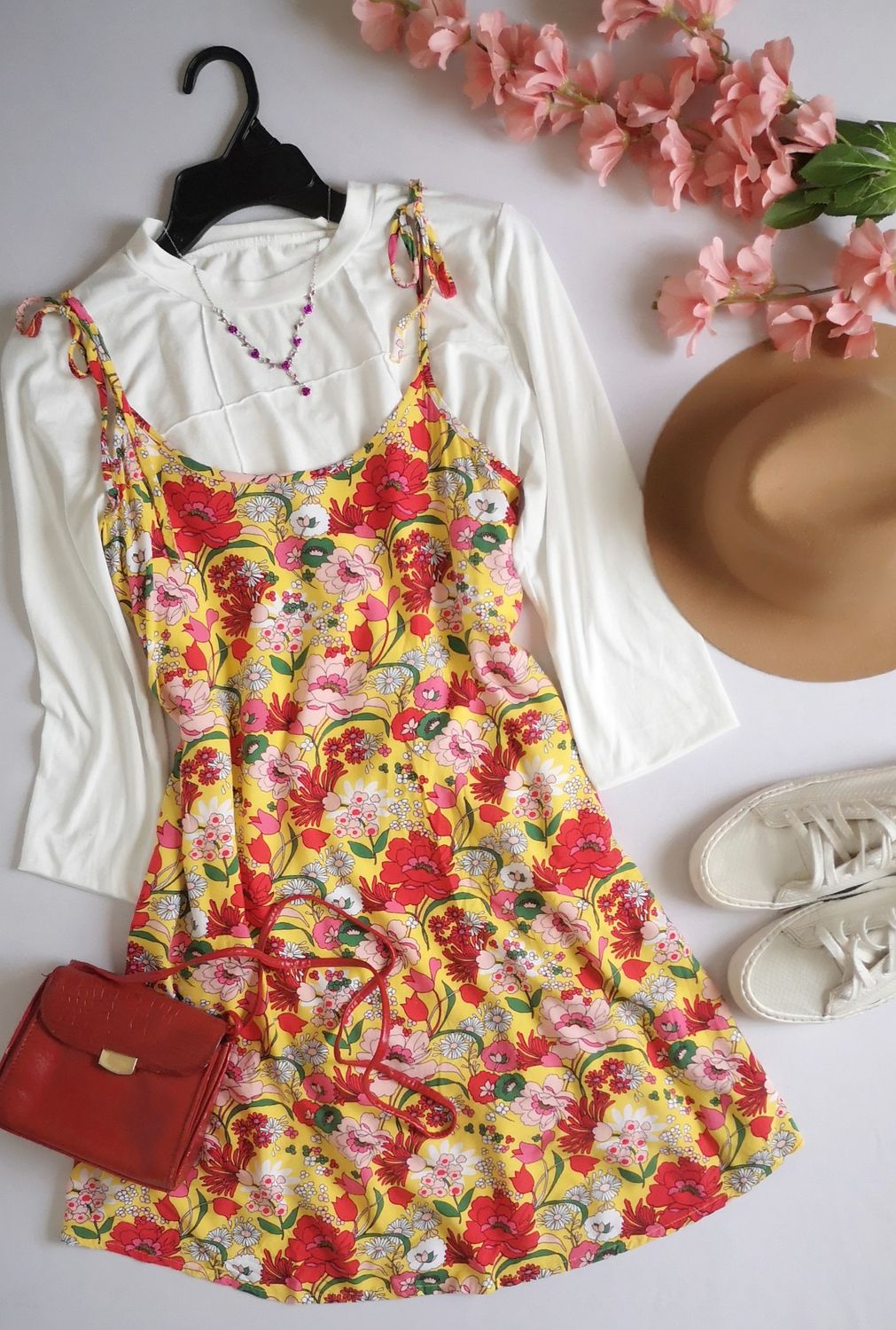 BLUSA MANGA 3/4 CON VESTIDO DE TIRANTES ⚓