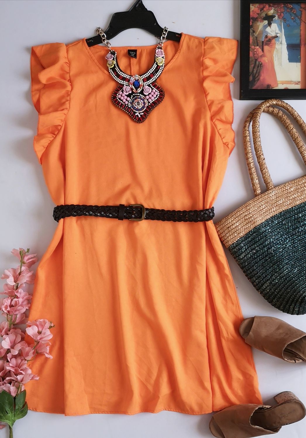 VESTIDO HOLGADO INCLUYE CINCHO ❤️