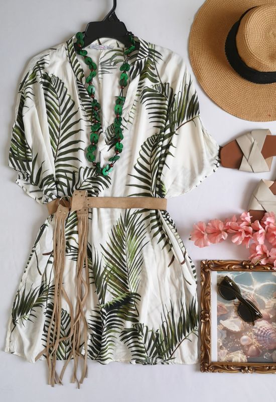 VESTIDO TIPO KAFTAN INCLUYE CINCHO ❤️