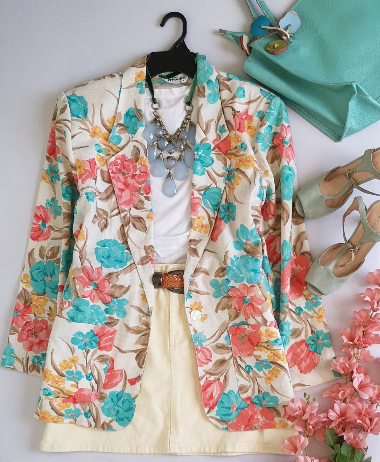 BLAZER ESTILO CUADRODO DE LINO