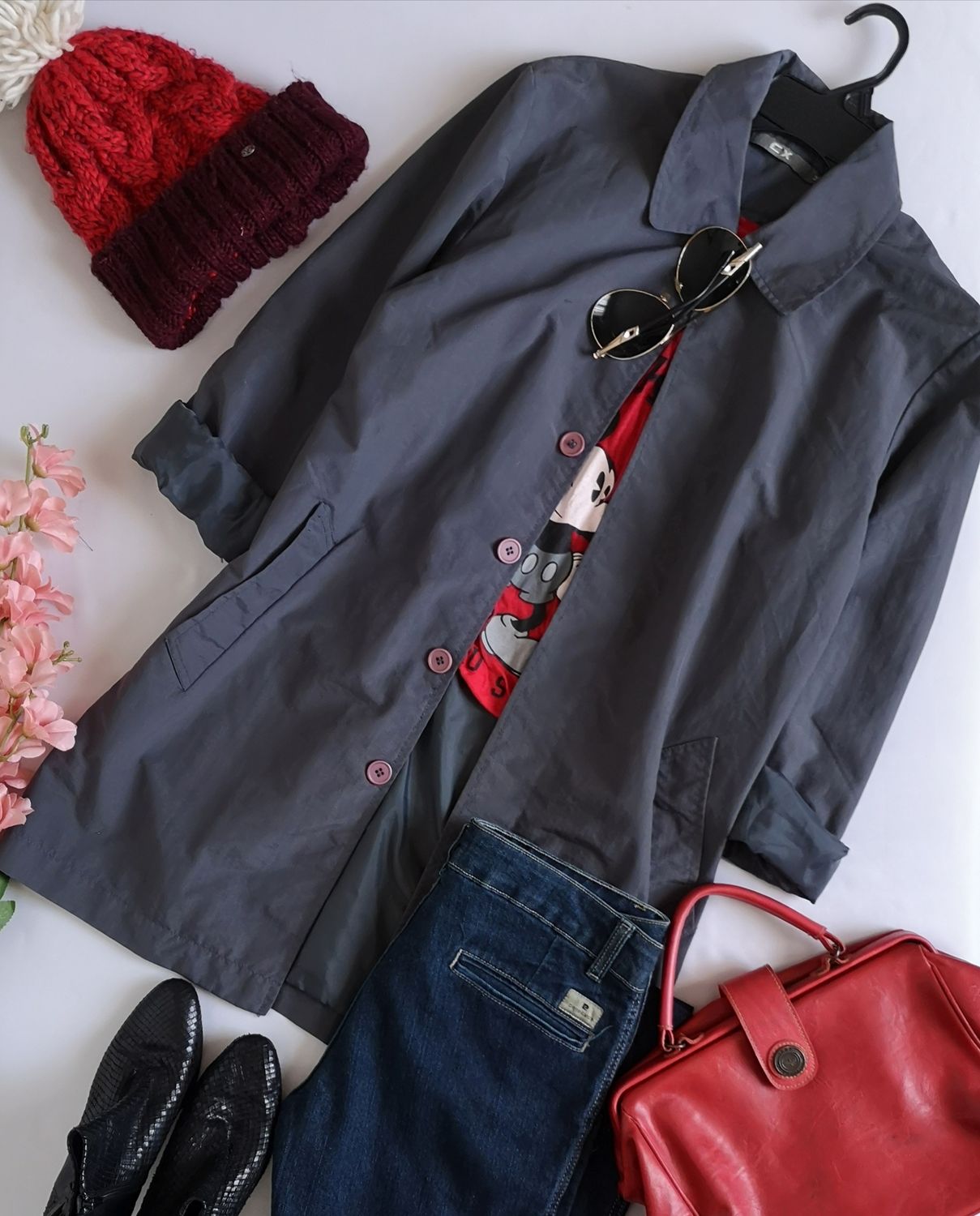 ABRIGO TIPO IMPERMEABLE