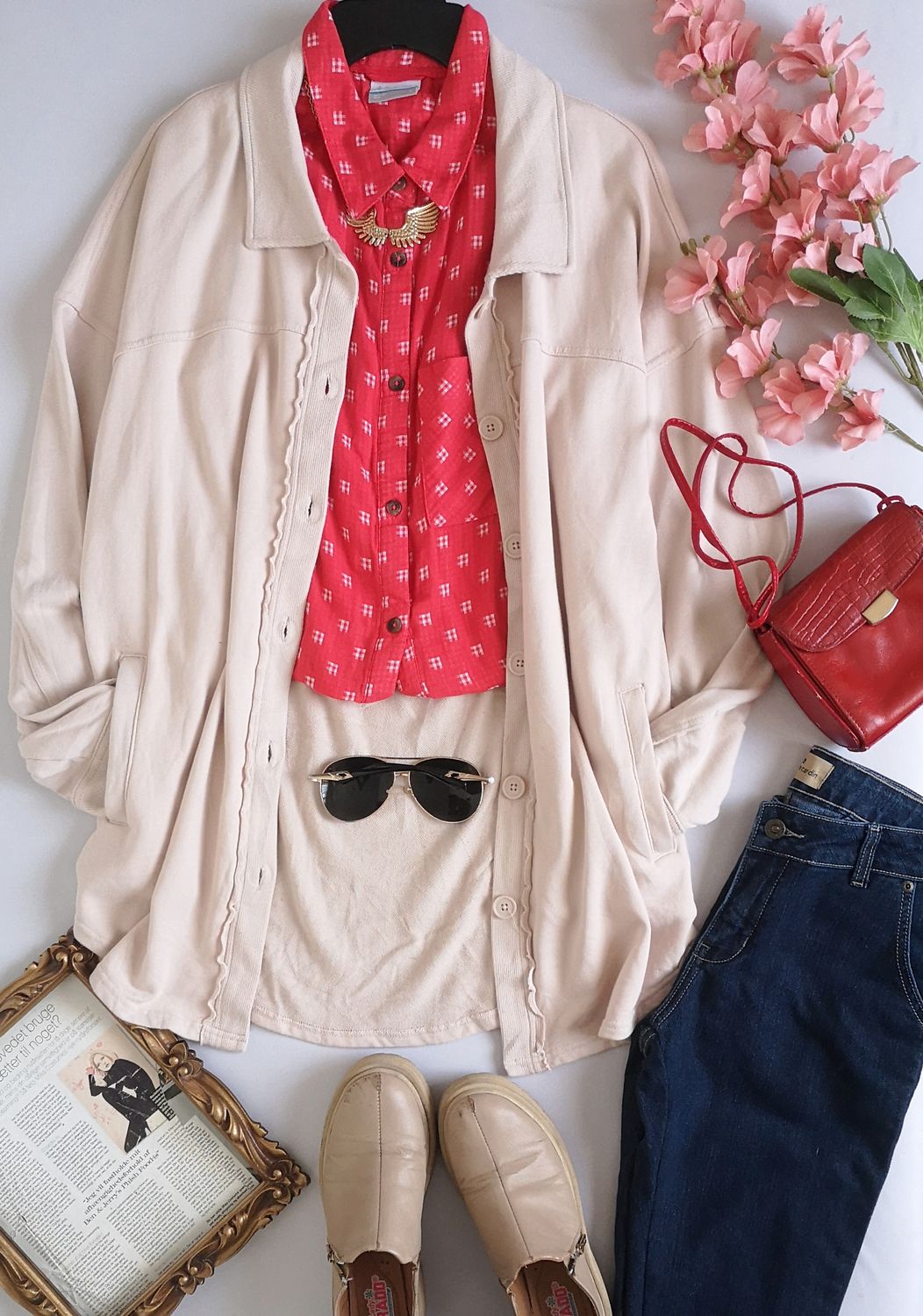 JACKET TELA SUAVE Y BLUSA CORTA ⚓