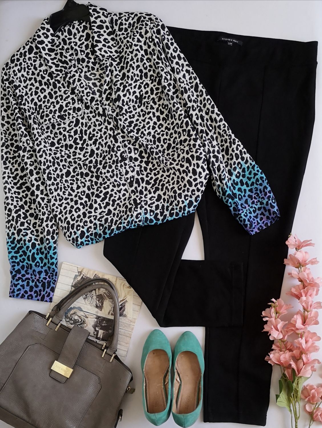 BLUSA CON PANTALÓN STRECH