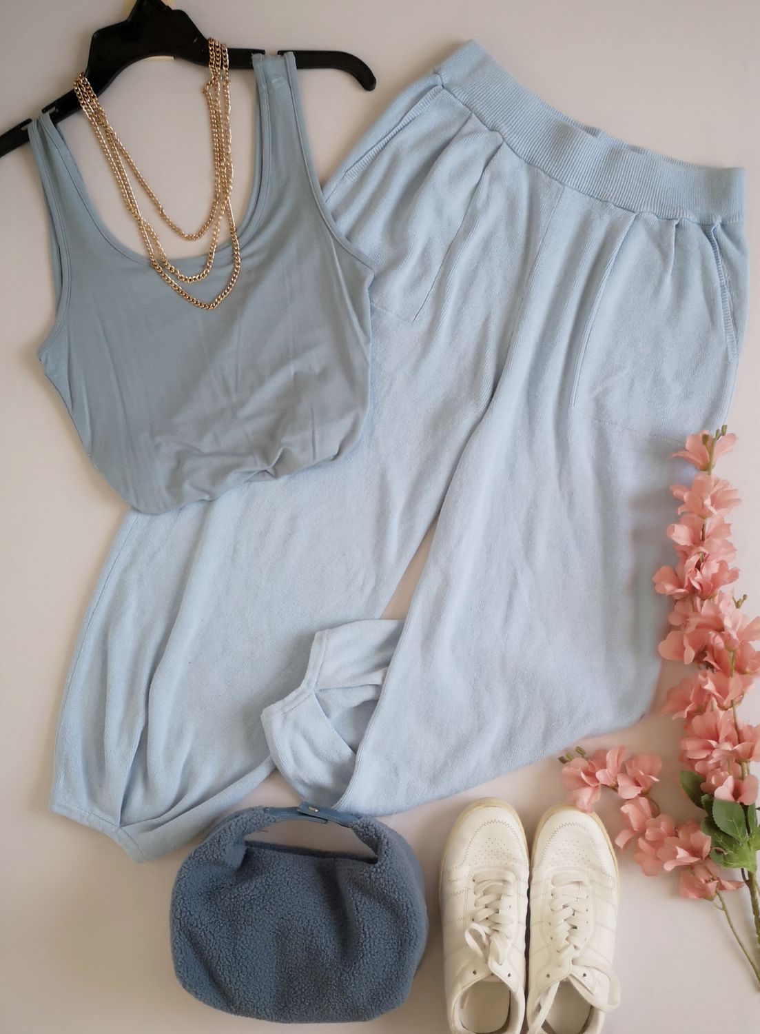 BLUSA CORTA Y PANTALÓN BOMBACHO ❤️