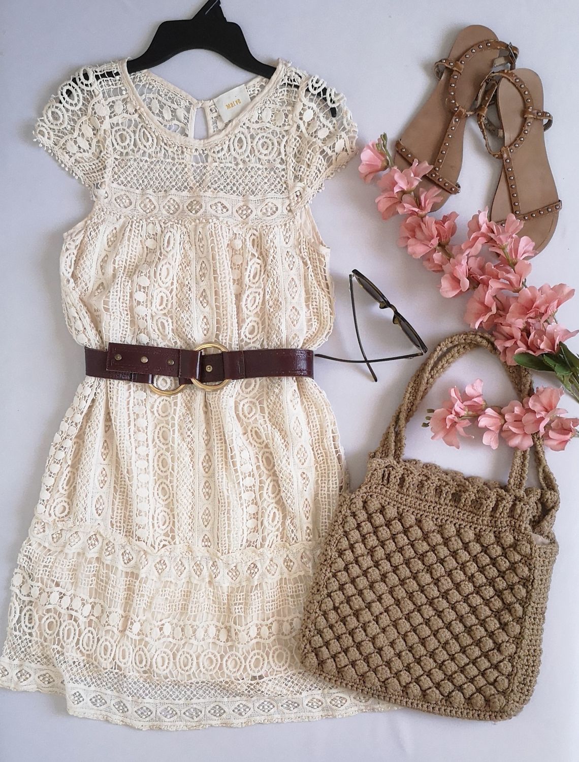 VESTIDO DE CROCHET INCLUYE CINCHO ❤️