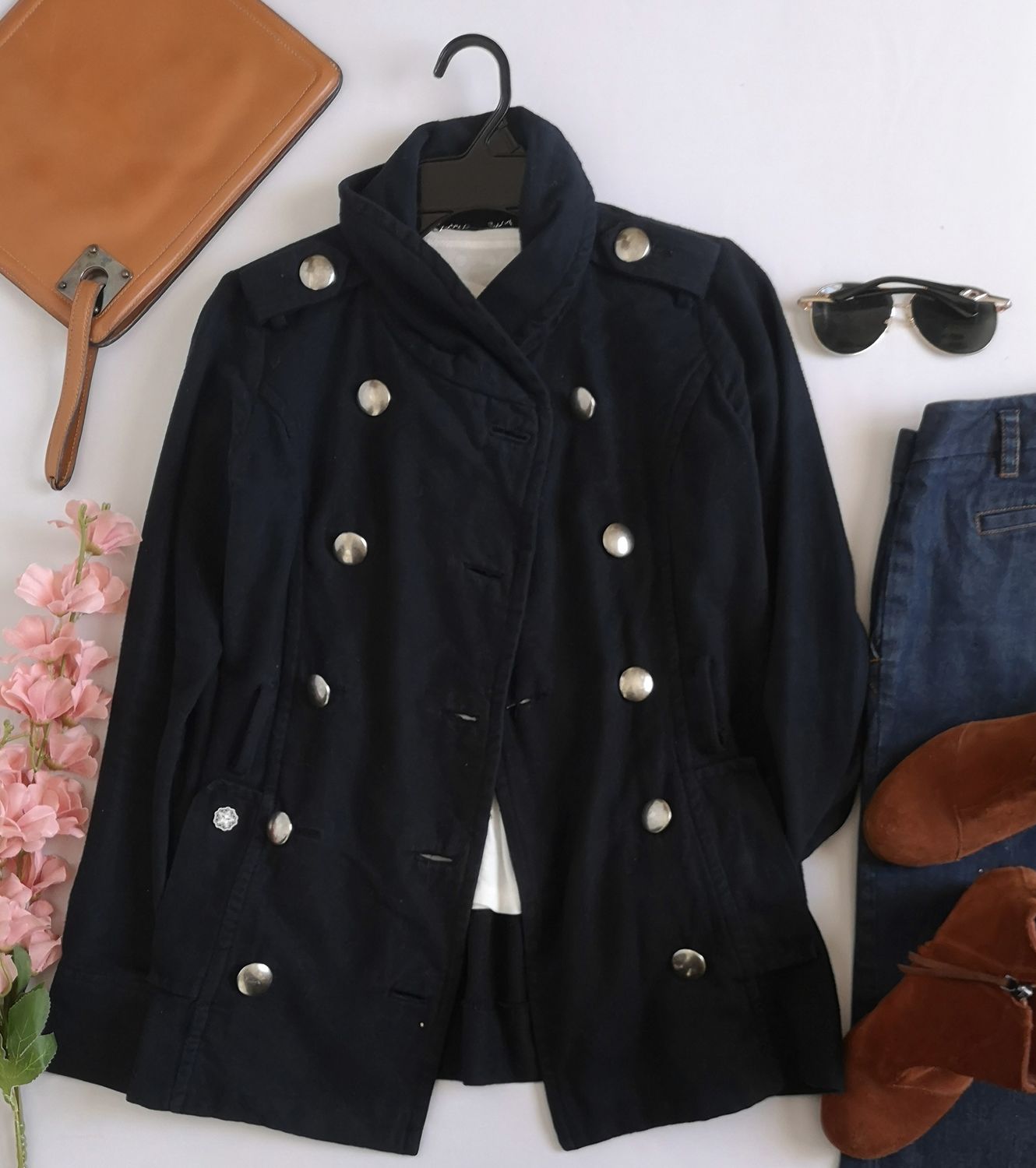 CHAQUETA TIPO MILITAR 💙