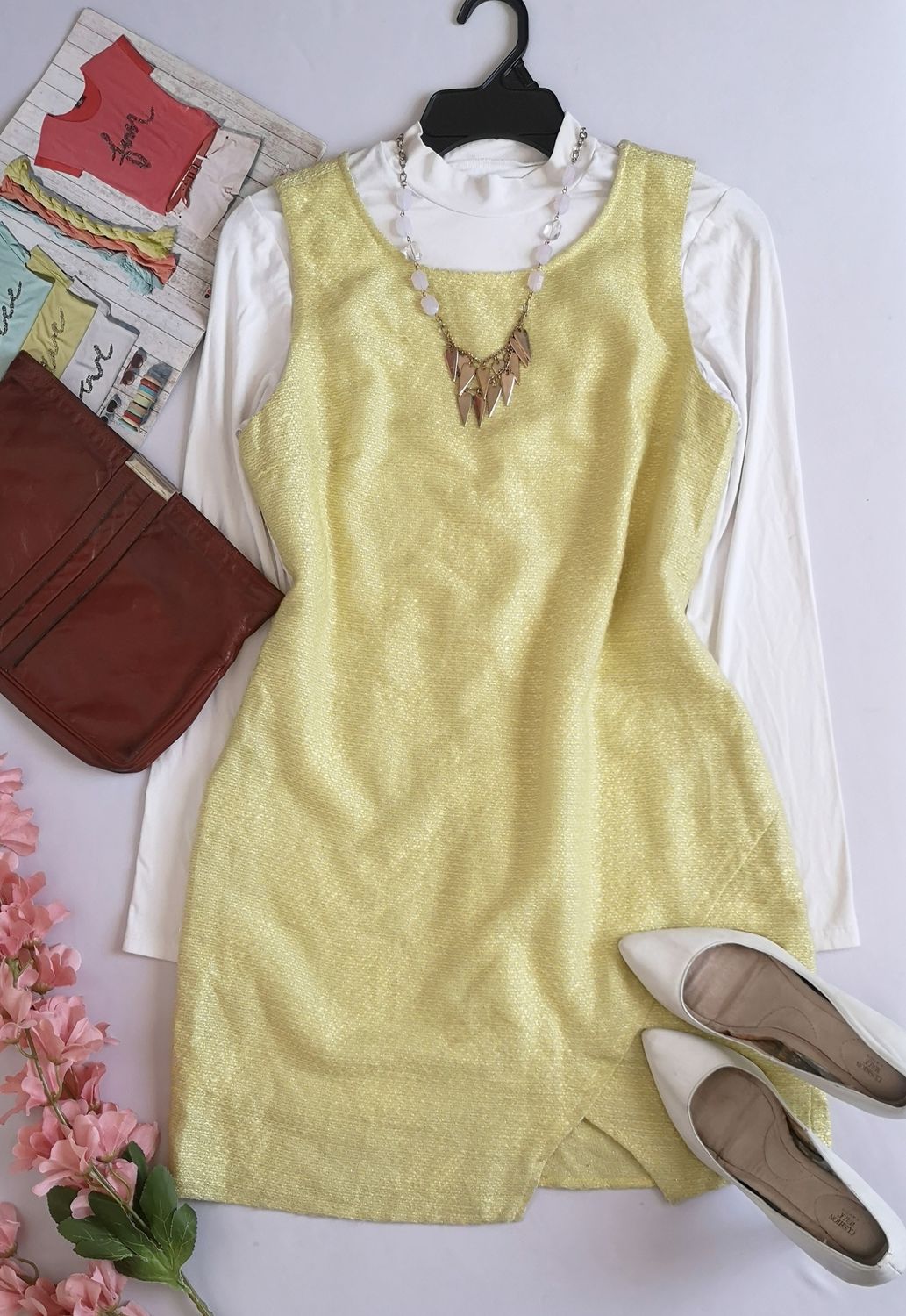 VESTIDO TIPO TWEED