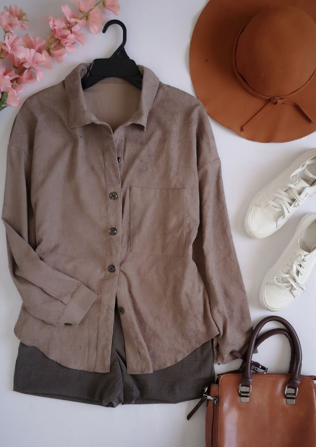 BLUSA OVER SIZE Y SHORT ⚓