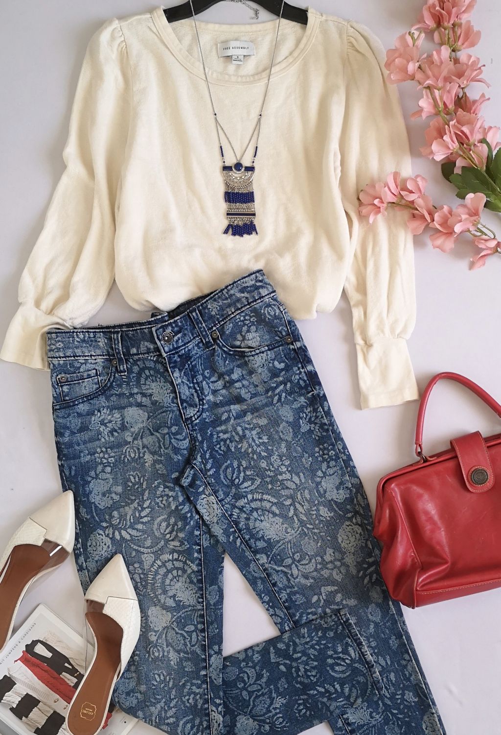 JEANS Y BLUSA MANGAS PRINCESA