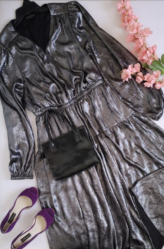 MAXIVESTIDO MANGA LARGA