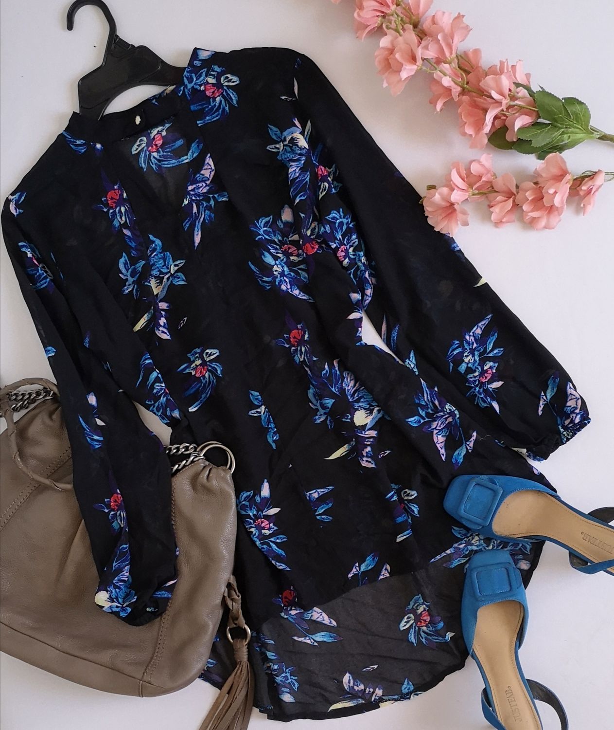 BLUSA LARGA DE CHIFÓN ⚓