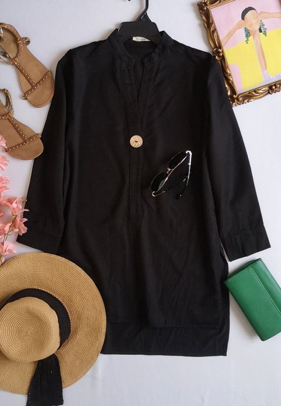 BLUSA TIPO TÚNICA MANGA 3/4