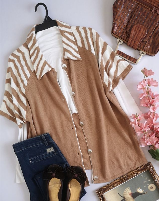 CÁRDIGAN MANGA CORTA