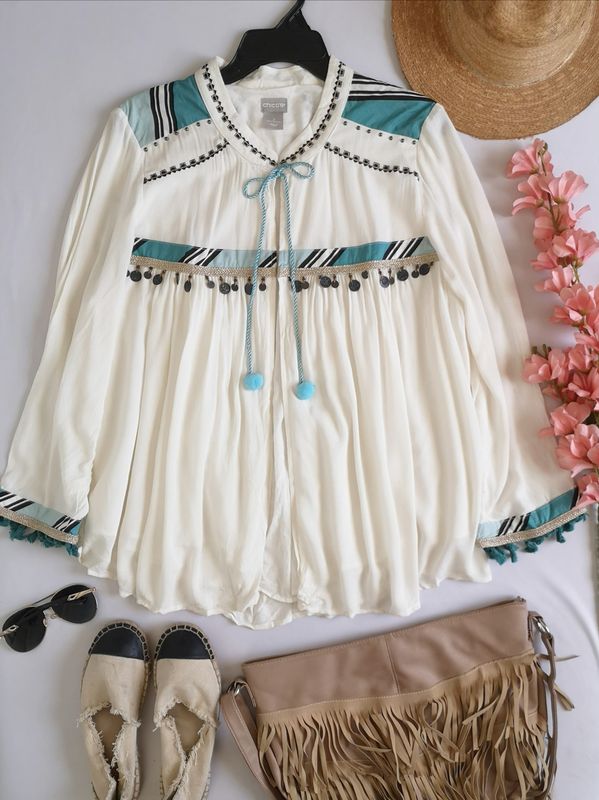 CHAQUETA BORDADA ⚓