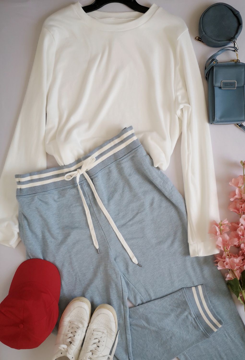 BLUSA MANGA LARGA Y PANS