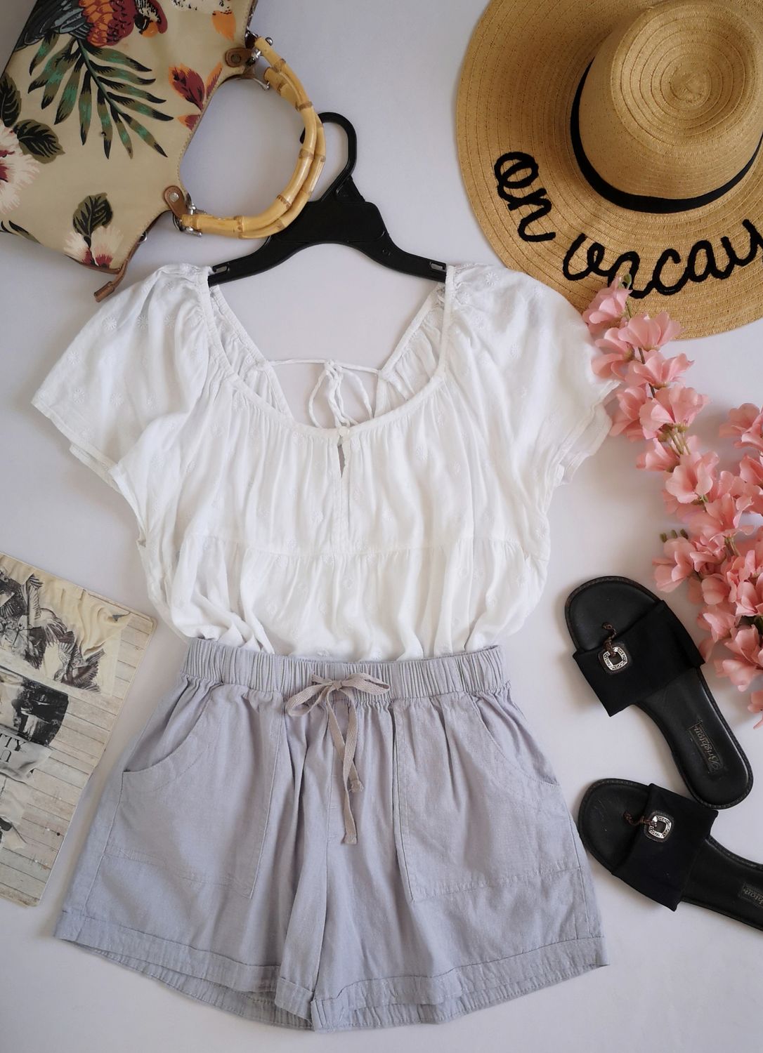 SHORT DE ALGODÓN CON BLUSA ❤️