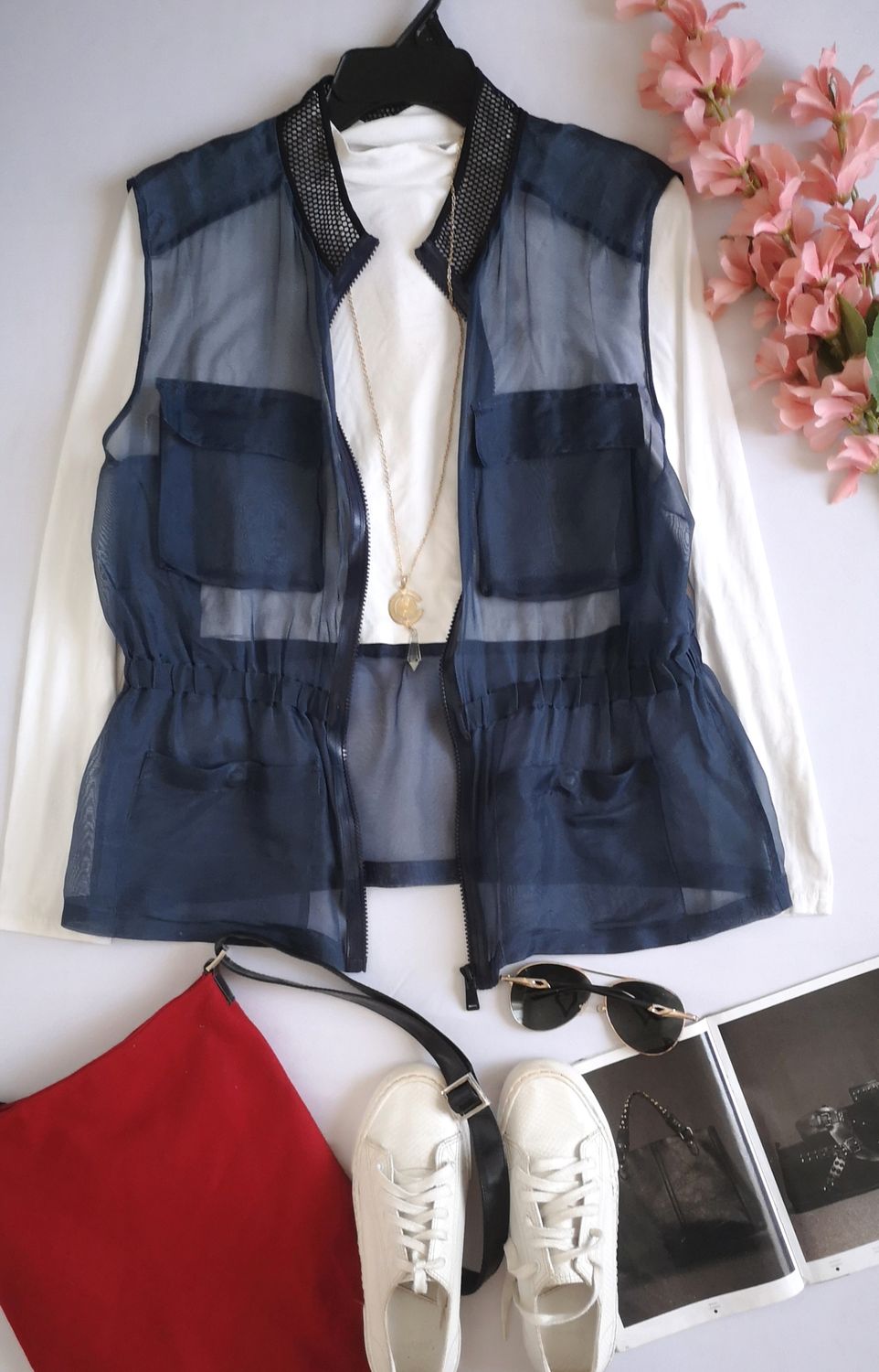 CHALECO TELA ORGANZA ⚓