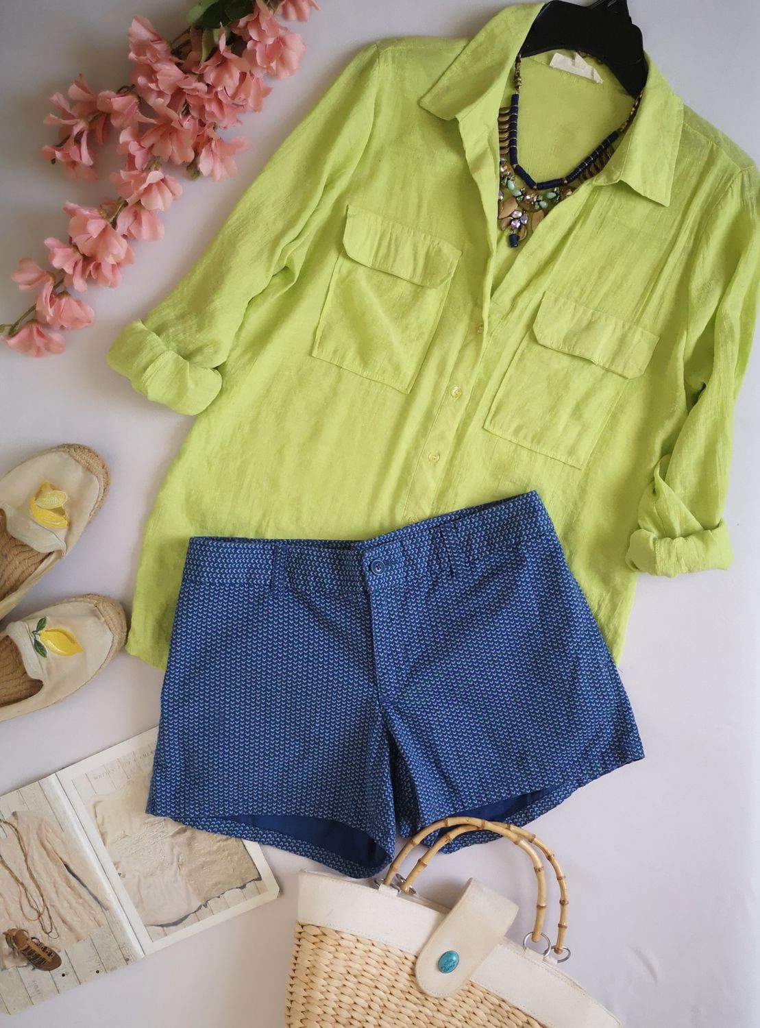 SHORT DE ALGODÓN CON BLUSA LARGA