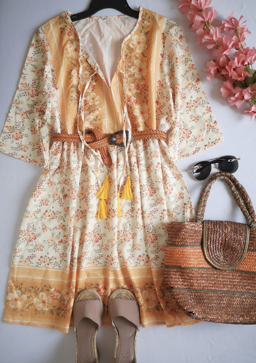 VESTIDO HOLGADO INCLUYE CINCHO