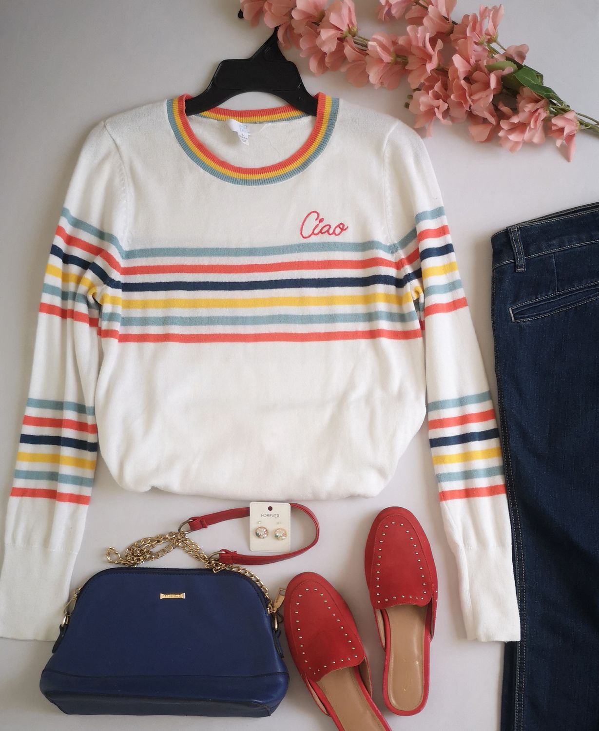 SUÉTER LIVIANO INCLUYE ARETES 💙