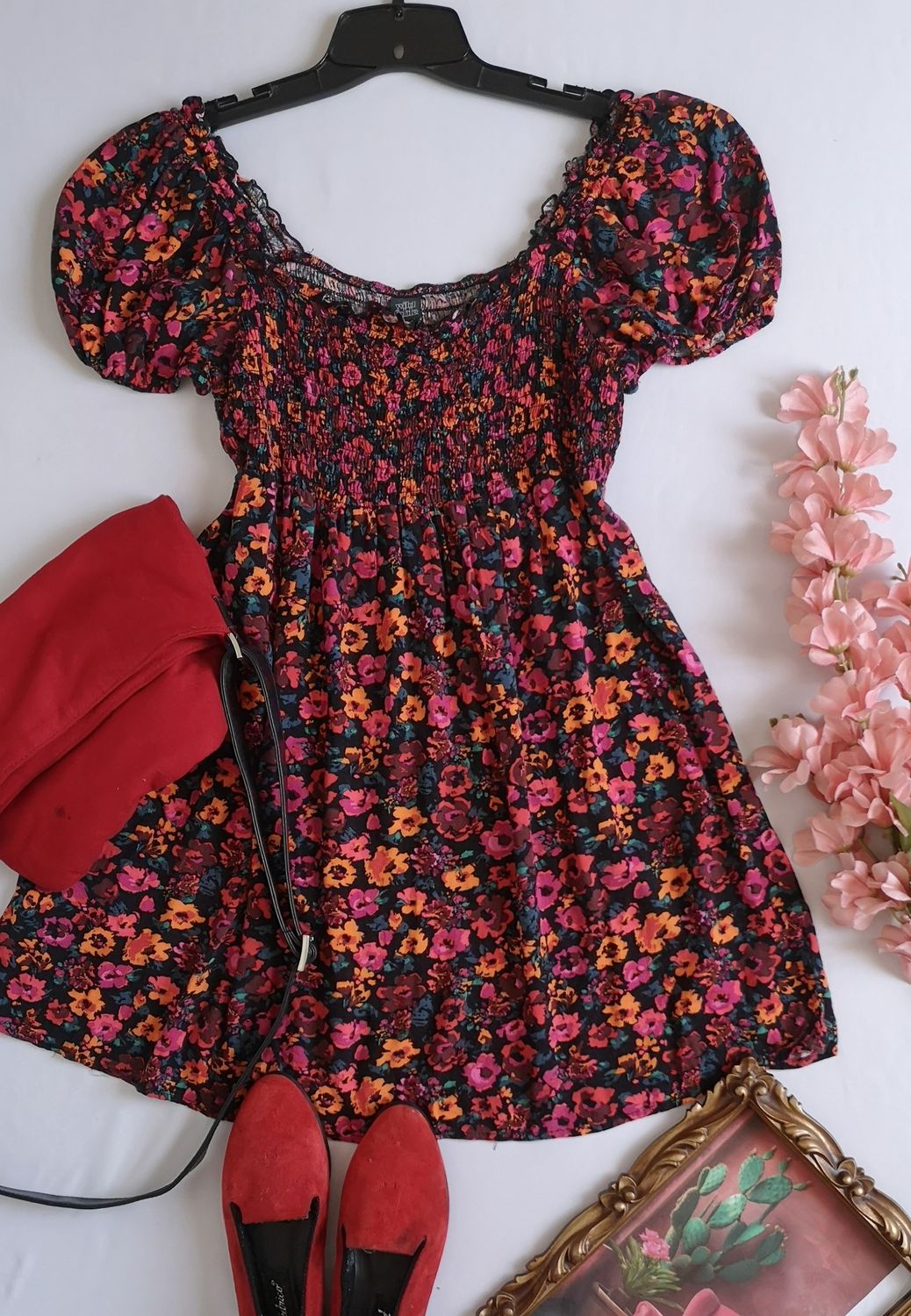 VESTIDO CORRUGADO DE ARRIBA