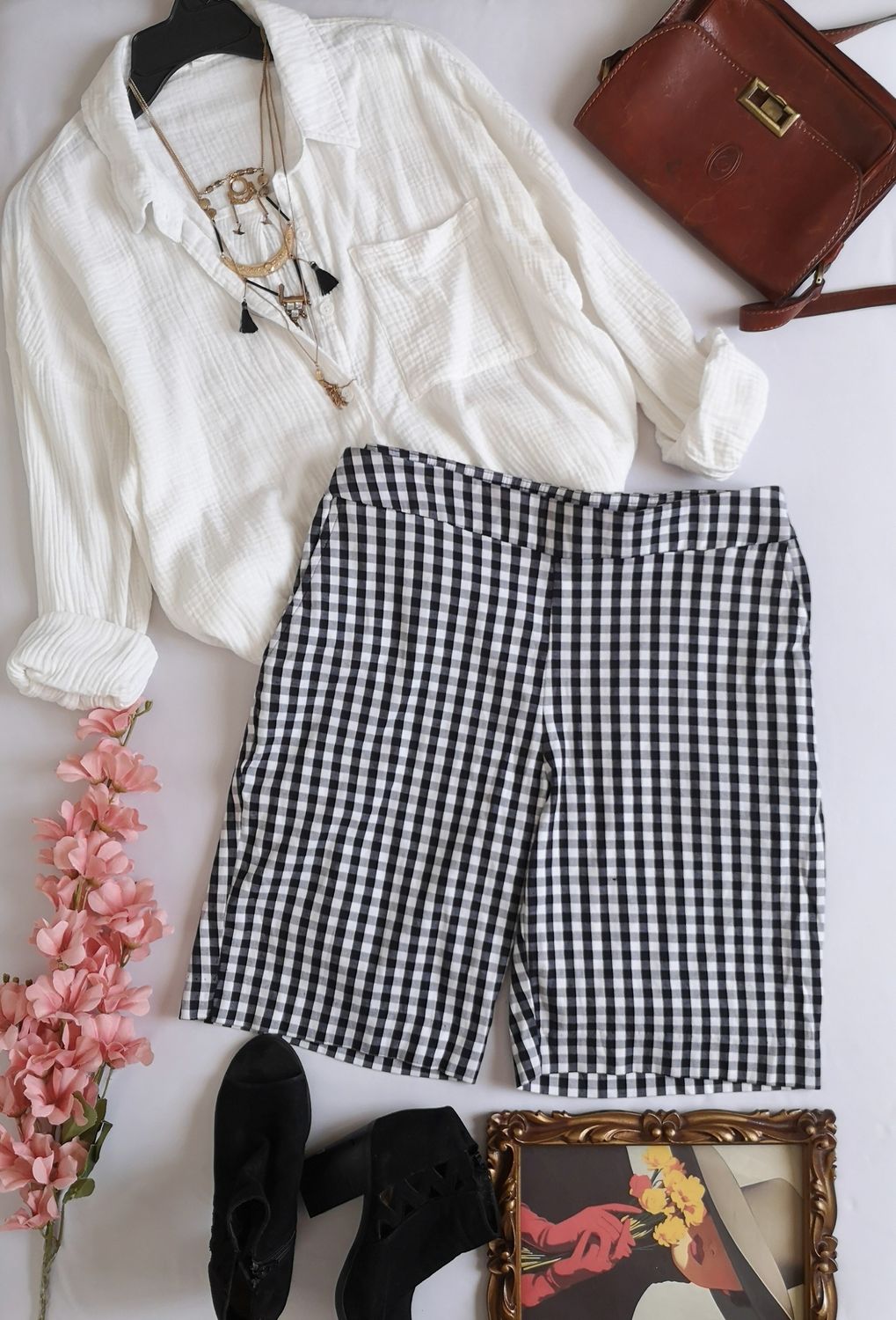 BERMUDA CON BLUSA MANGA LARGA