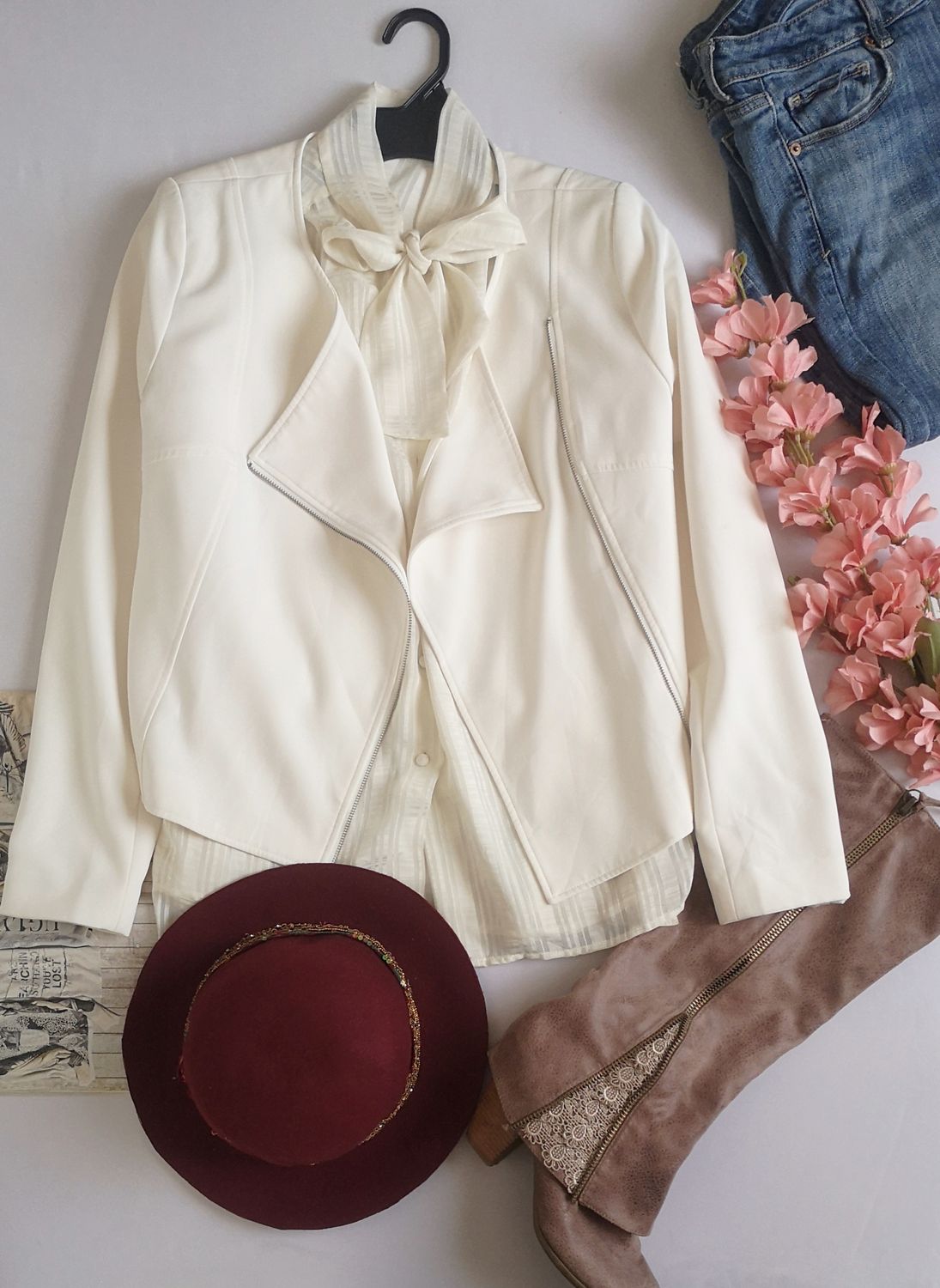 CHAQUETA CON ZIPPER ❤️