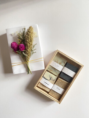 soap sampler gift set - among the flowers