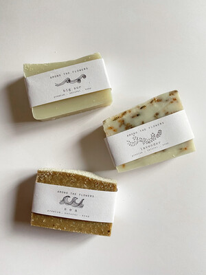 cold process soap - among the wildflowers