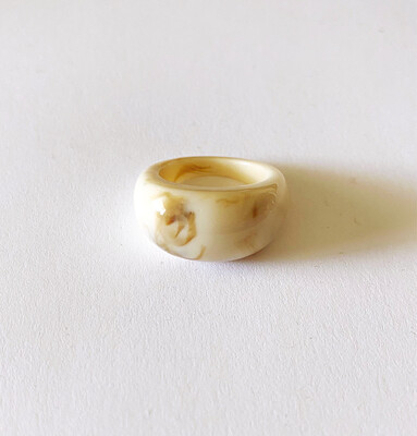 marbled resin ring