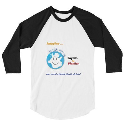 Imagine 3/4 sleeve Unisex Tee