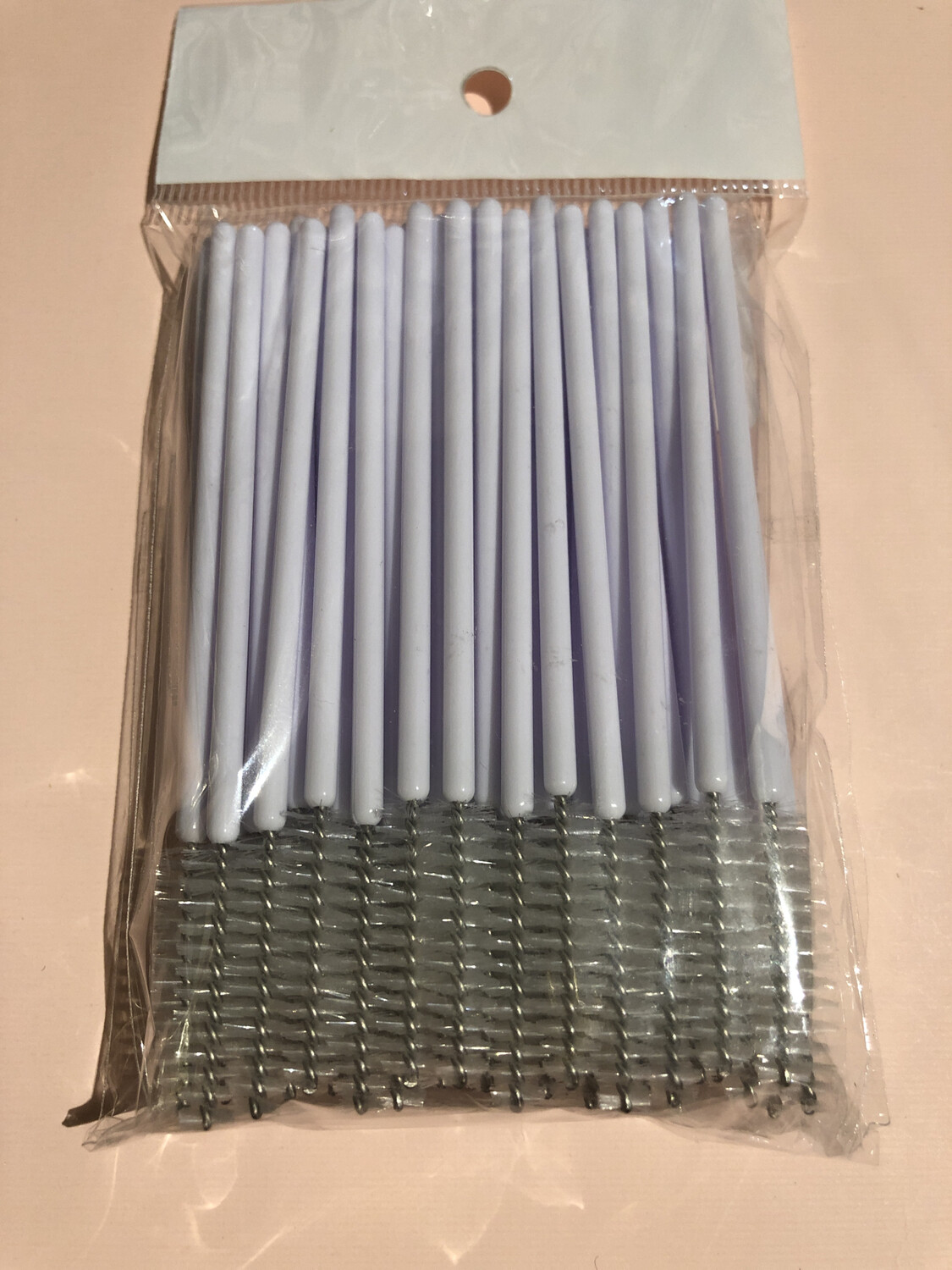 50pcs Disposable Mascara Wands Makeup Brushes Eyelash Eye Lash Brush Make Up Applicators Kit ( White )