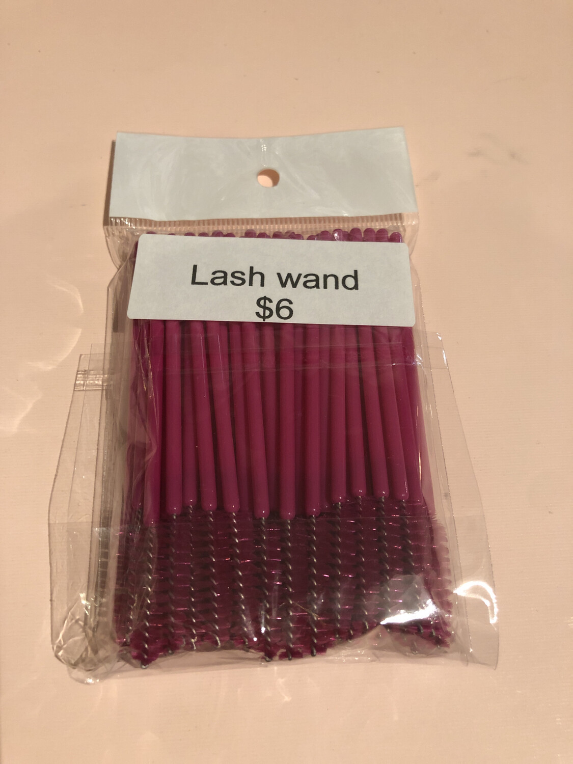 50pcs Disposable Mascara Wands Makeup Brushes Eyelash Eye Lash Brush Make Up Applicators Kit (dark pink )