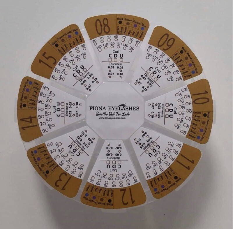 Pro made fans in mixed lengths