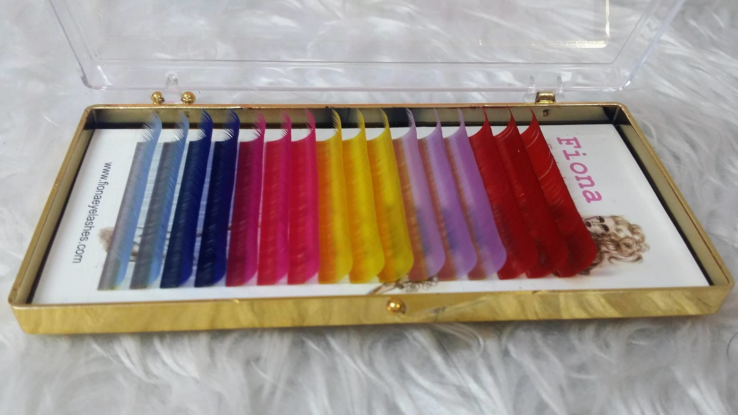 Individual Eyelash Extension Coloured lash tray C 0.20 11mm