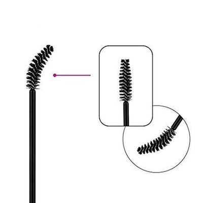 50pcs Disposable Mascara Wands Makeup Brushes Eyelash Eye Lash Brush Make Up Applicators Kit ( Gold Black ) 