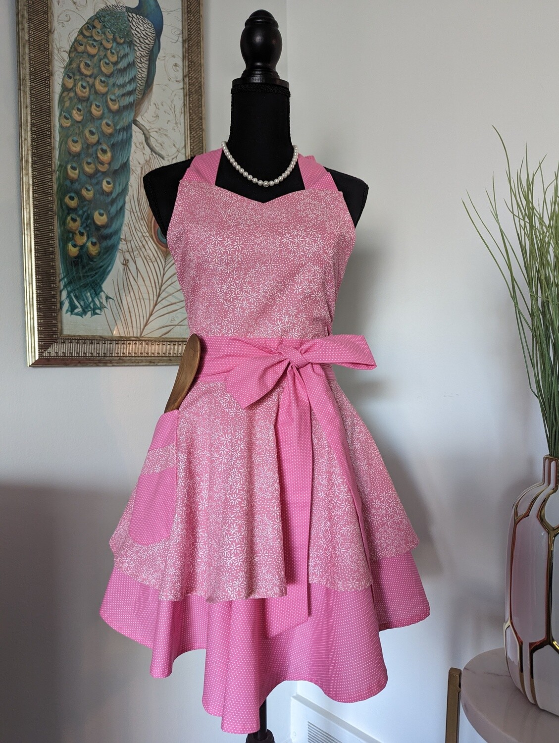 Fresh As A Pink Daisy Apron