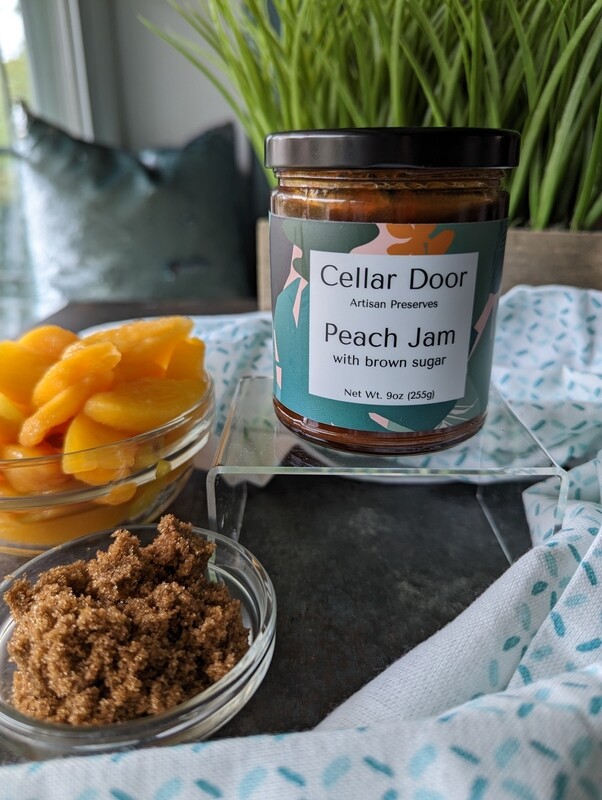Peach Jam with Brown Sugar