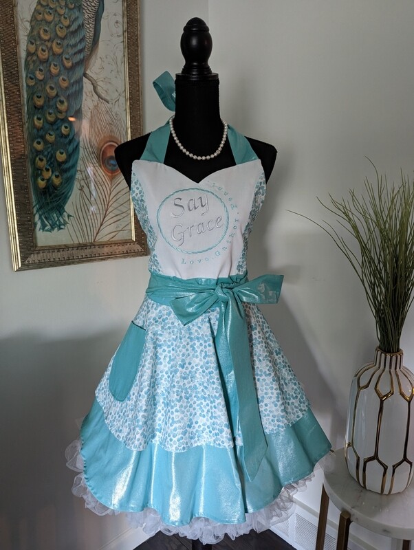 Custom Say Grace Signature Apron