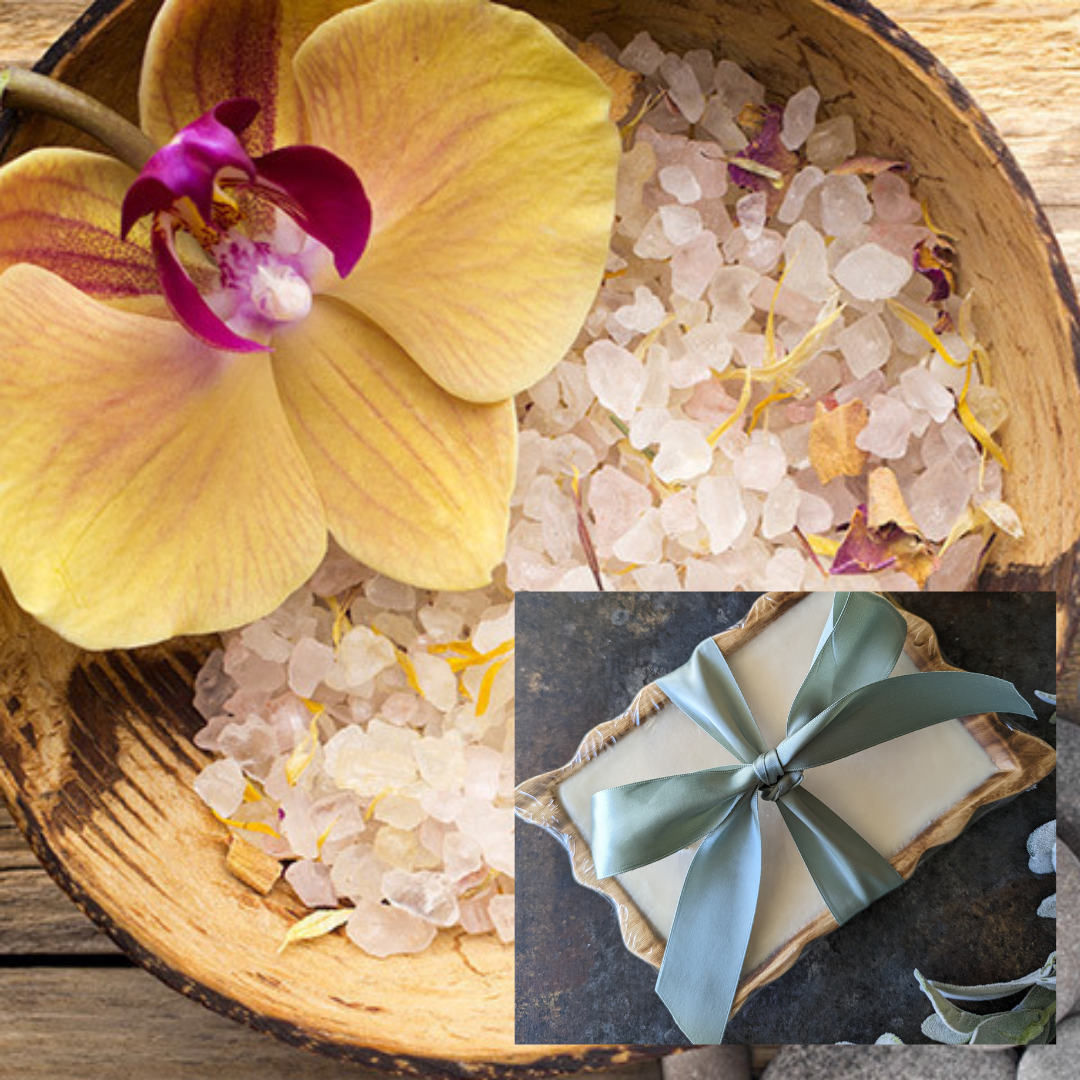 Dough Bowl Candle - Sea Salt Orchid