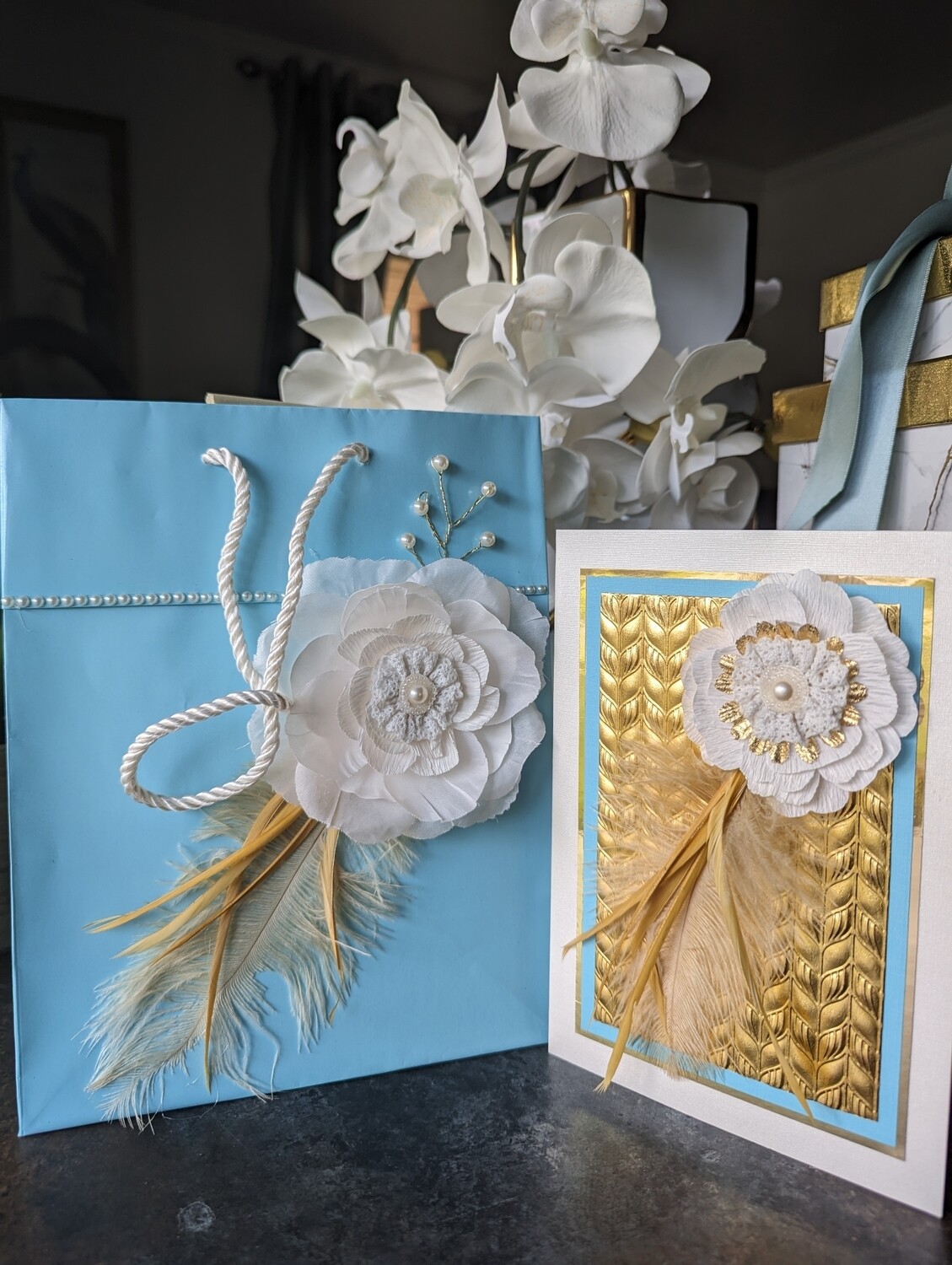 Greeting Card &amp; Gift Bag Set
