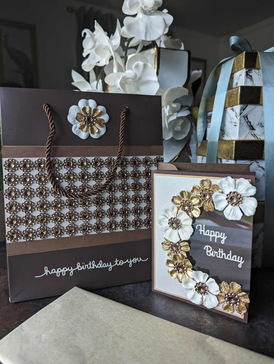 Greeting Card &amp; Gift Bag Set