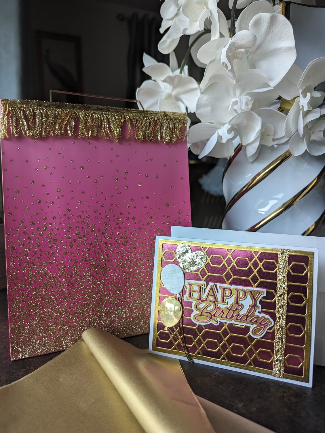 Greeting Card &amp; Gift Bag Set