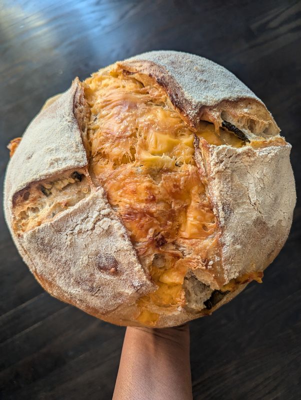 Jalapeno Cheddar Sourdough