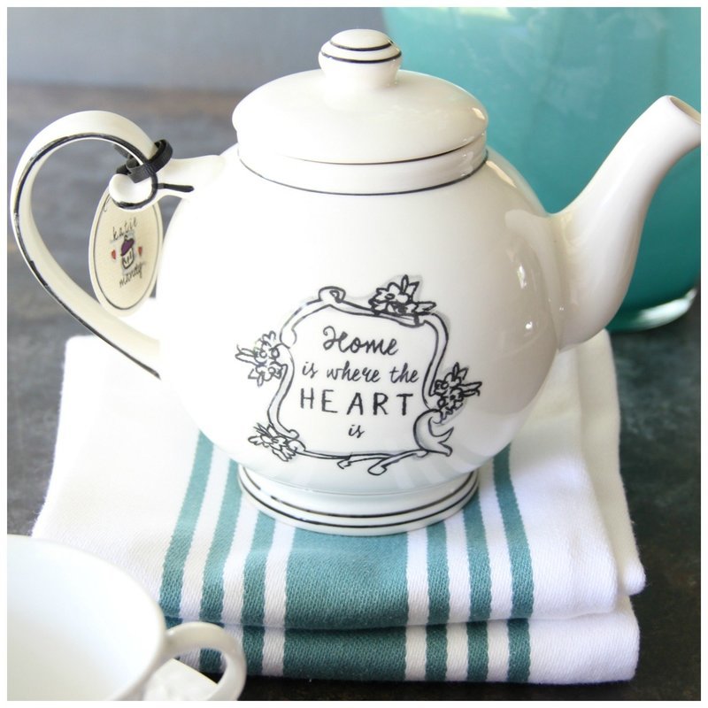 Home Is Where The Heart Is Teapot