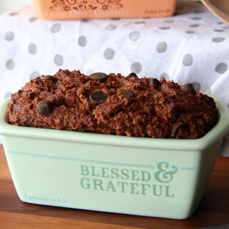 Blessed &amp; Grateful Petite Bread Loaf Dish