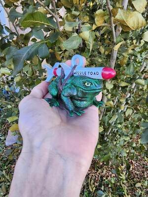 MissleToad Meme Missile toad christmas ornament