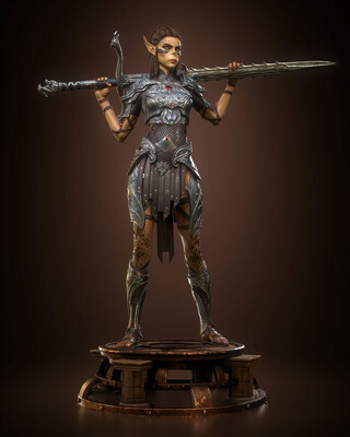 Lae zel Baldur&#39;s Gate figure