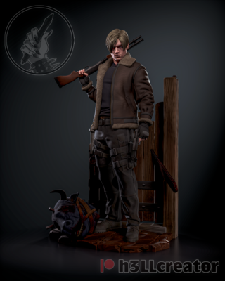 Resident Evil Leon Figure