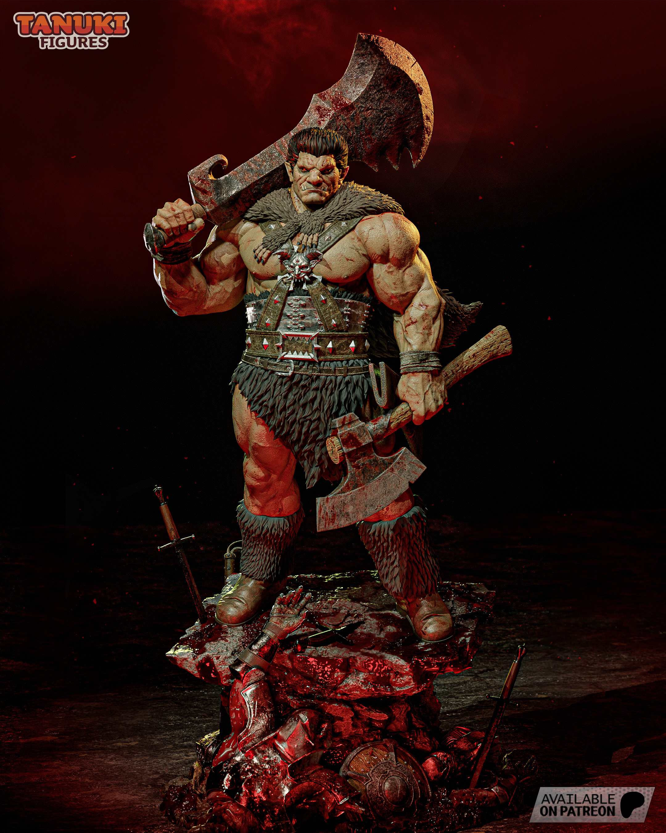 Zodd Resin Figur / Statue verschiedene Größen - Bild 6 von 11